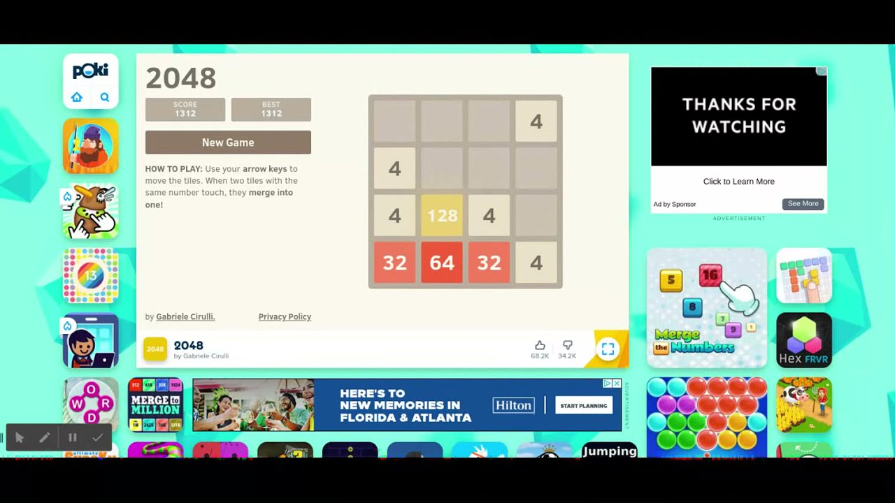 2048 Puzzle Classic - Jouez à 2048 Puzzle Classic sur Poki