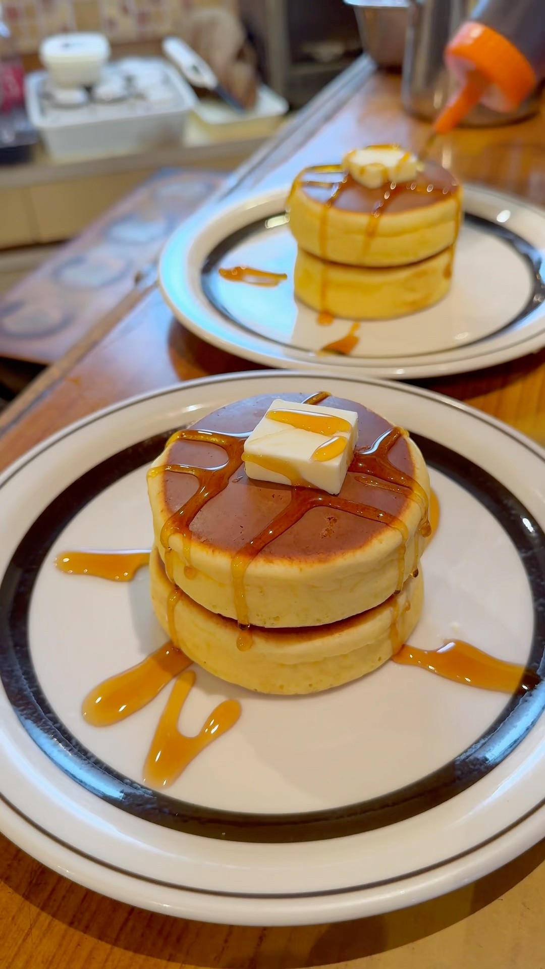 We don't have pancakes in our shop!