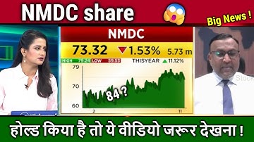 NMDC share latest news, kya kren ? analysis, nmdc share target,nmdc share news dividend 2026