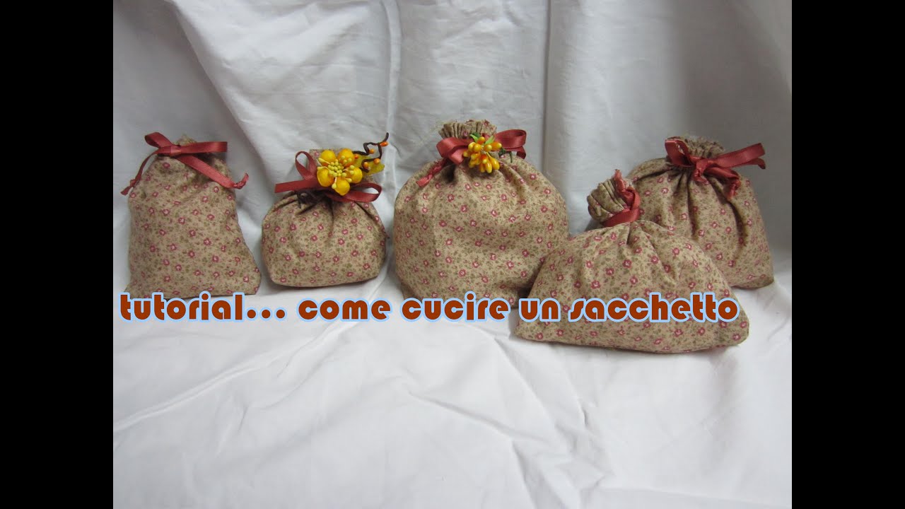 Diy Sacchetti Come Cucire I Sacchetti