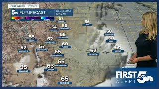 Swinging back to above-average temperatures in Colorado on Wednesday
