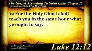The Gospel of Luke Chapter 12 - Bible Book 42 - The Holy Bible KJV in HD 4K Audio Text