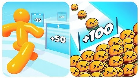 Tall man Run vs Food Run 3d Max Level Gameplay Adventure gameplay