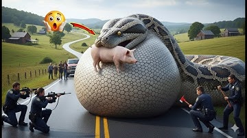 Brave Heroes Rescue Mother Pig from Python’s Deadly Coil 🐷🐍