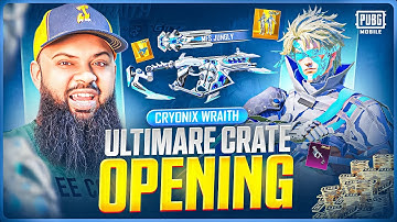 27,000UC 😱 Gilt Cryonix Wraith Set & Absolute Zero Vector Max Lucky Spin 🥶 PUBG Mobile Crate Opening