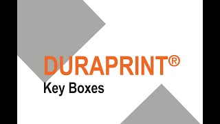DURAPRINT® | Key Boxes