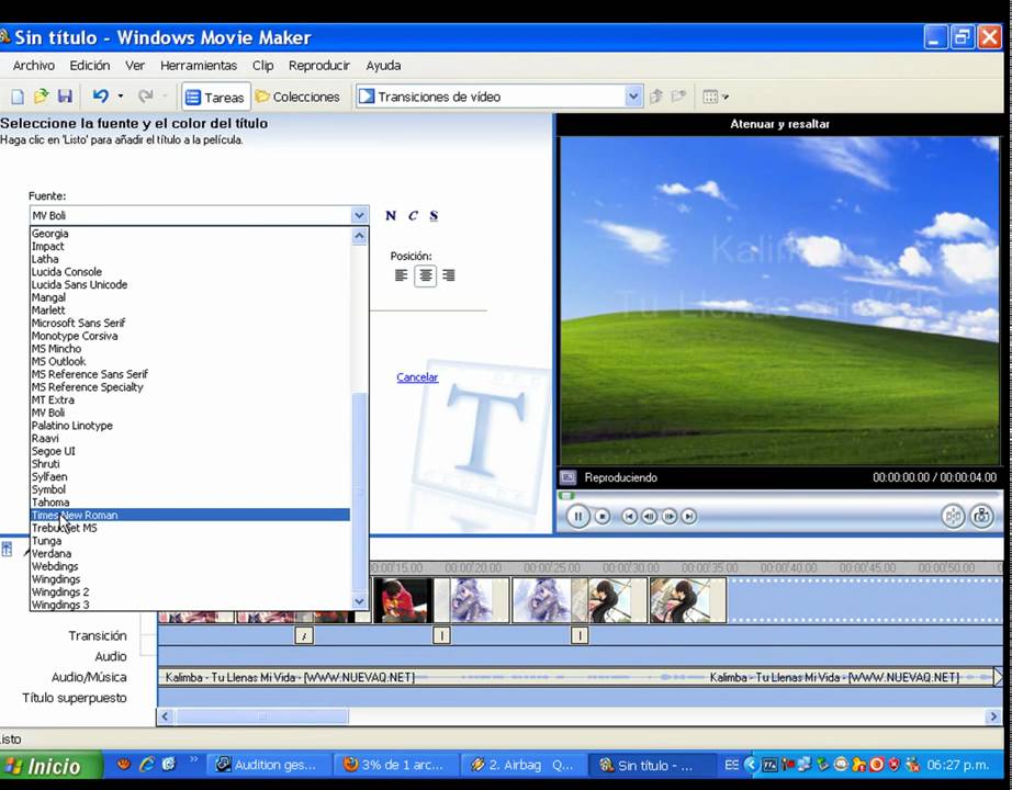Como Crear Videos En Windows Movie Maker (tutorial).mp4 - YouTube