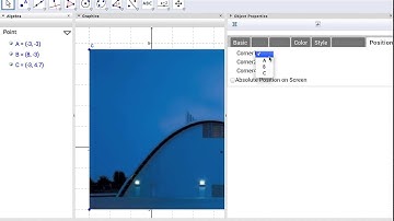 Controling an Image in GeoGebra Demo