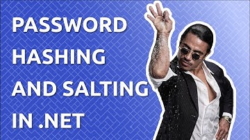 Password Hashing and Salting in .NET C#