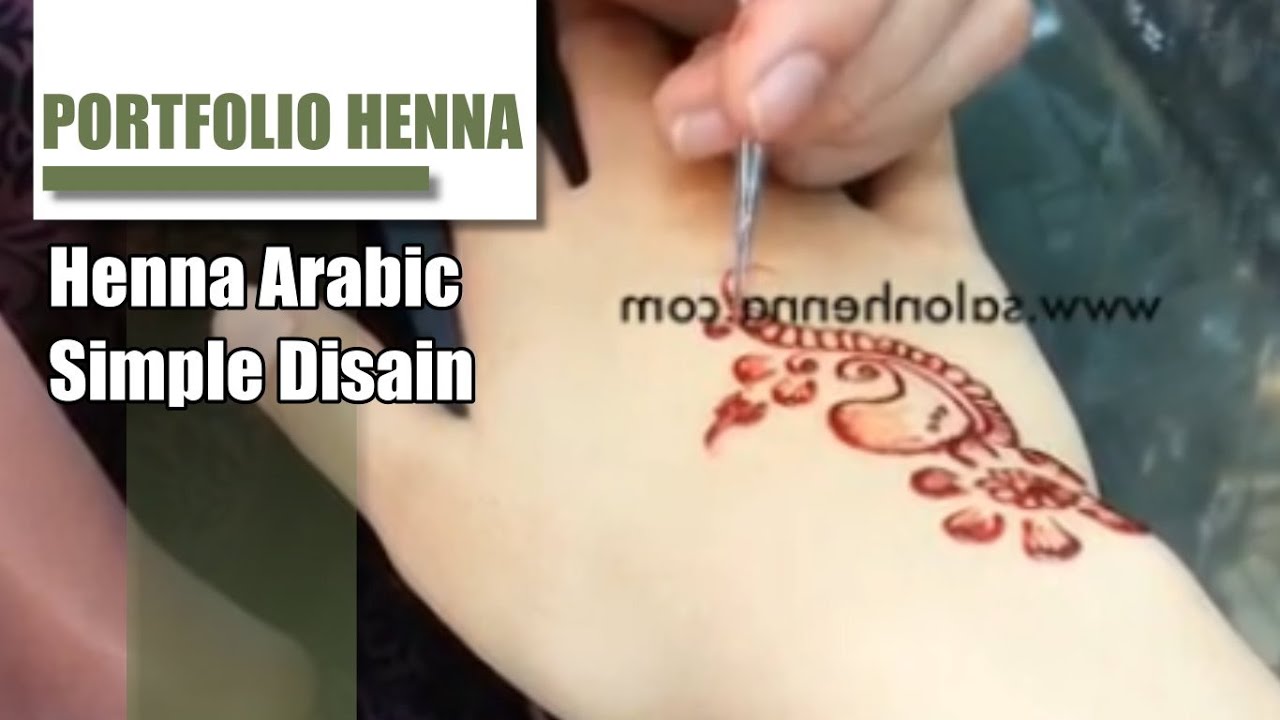 Simple Henna Design By Haila YouTube