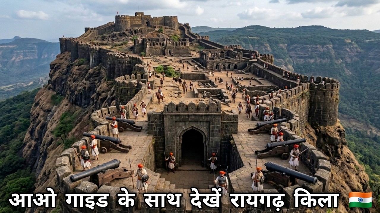 Raigad Fort Detailed Tour With Guide In Hindi || रायगढ़ फोर्ट || Raigad Fort History