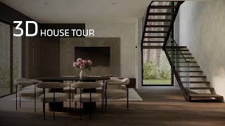 3d House Tour  Exterior U0026 Interior Animation sketchup  Enscape