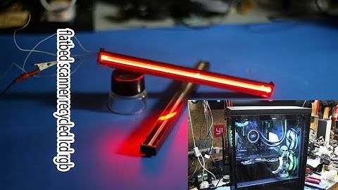 flatbed scanner recycled *lcd rgb?*