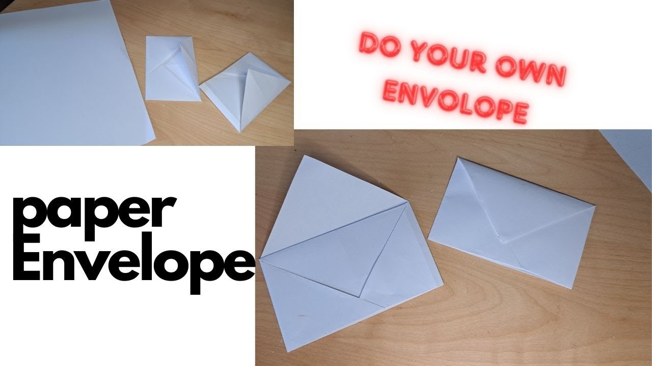 How to made your own Envelope at Home - YouTube