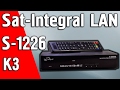 Обзор Sat-Integral S-1226 HD K3 бюджетного ресивера с LAN портом