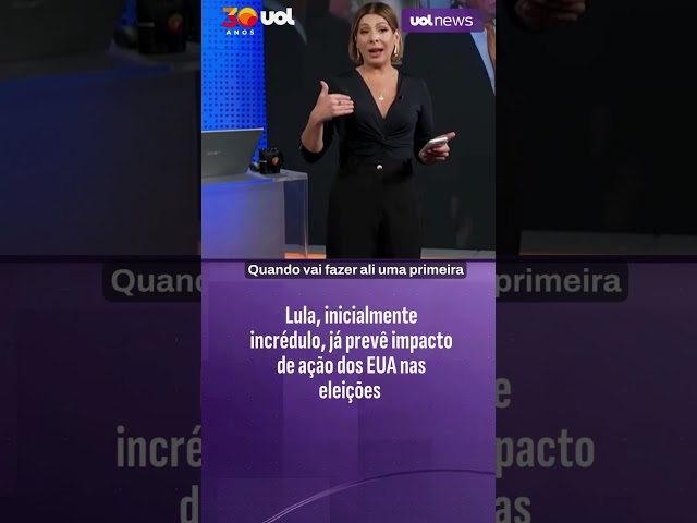 Lula, inicialmente incrédulo, já prevê impacto de ação dos EUA nas eleições | Daniela Lima