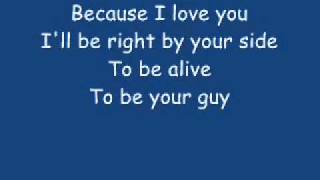Video thumbnail of "Because i love you-Stevie B lyrics (For my lovely lady)"