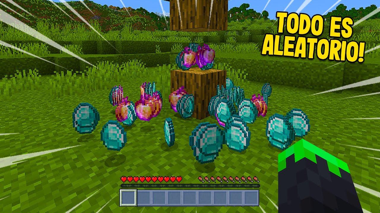 Paso MINECRAFT pero TODO los DROPS son ALEATORIOS - YouTube
