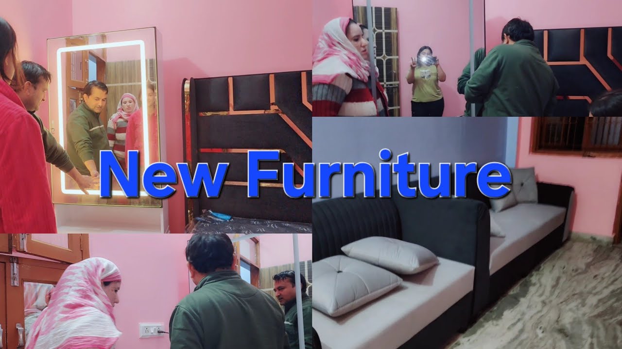 Ghar Aaya NEW Furniture 😍|| making something tasty 😋#viral #dailyvlog 