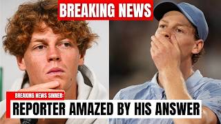 BREAKING: SINNER LAUGHS at a REPORTER’S QUESTION in ROLAND GARROS and SHOCKS the TENNIS WORLD