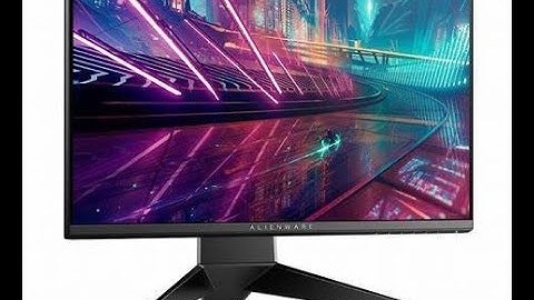 Unboxing Alienware AW2518HF 240hz 2020