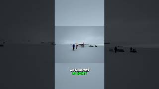 Antarctica Flight: Untamed Wilderness Views to Vincent Base Camp #shorts