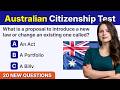 Australian Citizenship Test 2026 | 20 Hard Questions | Our Common Bond | Citizenship Test Australia