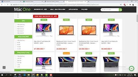 Giới thiệu đồ án bán hàng macbook online php mysql 2020 Full Báo Cáo Và Slide