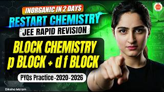 Block Chemistry (p-Block   d & f Block) | Restart Chemistry – JEE Rapid Revision | Diksha Ma’am