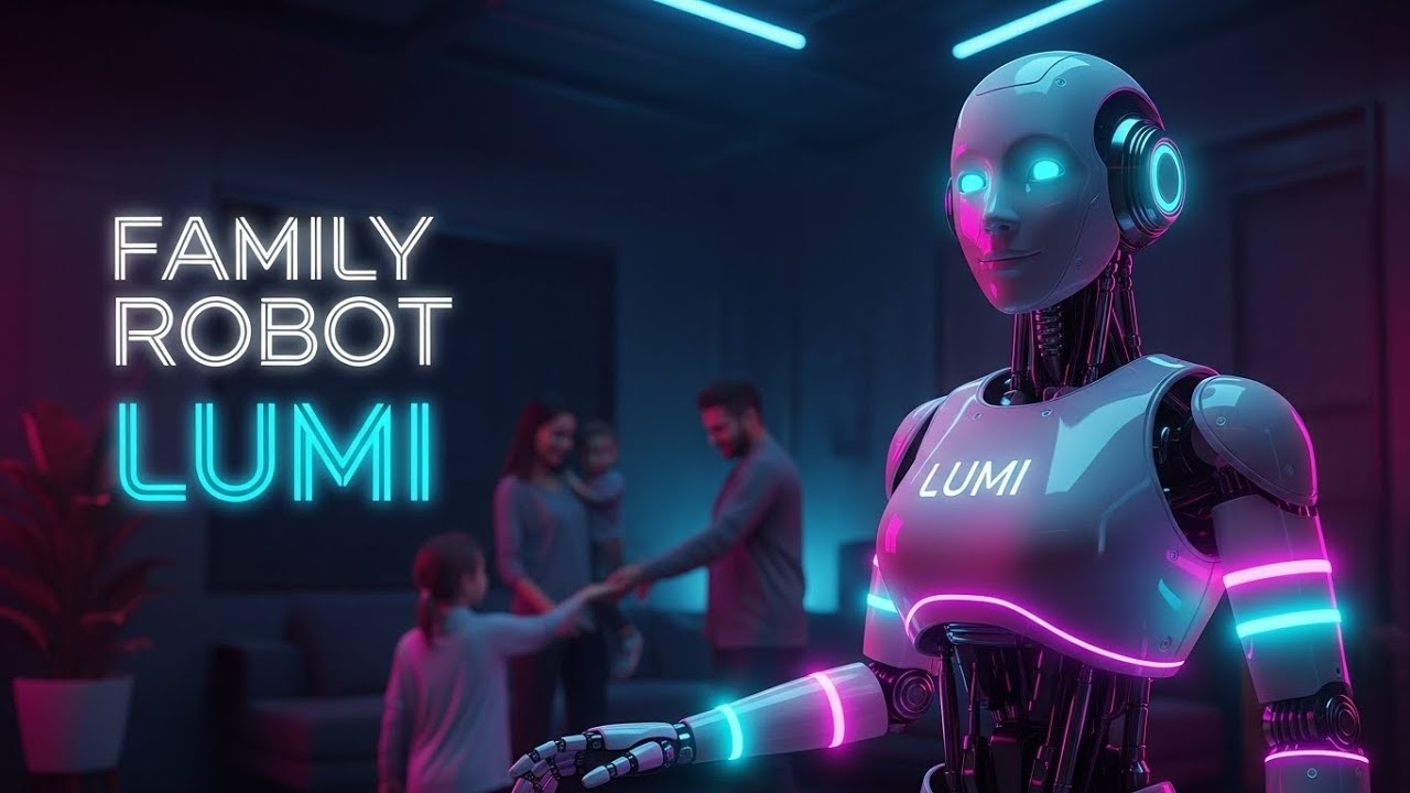 Building Futuristic Robot Lumi - From Laboratory Experiment to Family Home