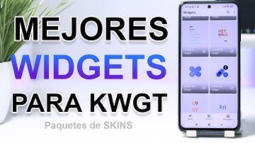 TOP 5 MEJORES PAQUETES DE WIDGETS PARA KWGT PRO EN ANDROID 2022 !