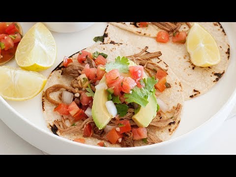 Slow Cooker Shredded Beef Tacos | Week 48 Taco Tuesday Cookbook