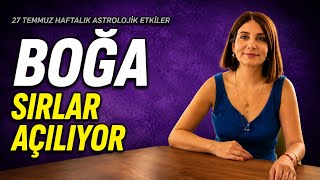 Boğa Burcu - Yükselen Boğa / 27 Temmuz - 2 Ağustos Astrolojik Etkiler