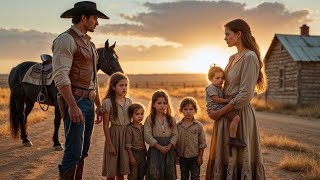 The Rich Rancher Came to Collect a Debt—But Found a Widow With Five Kids Crying for Bread…