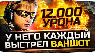 картинка: КАЖДЫЙ ВЫСТРЕЛ ВАНШОТ!  ● 12 000 УРОНА НА FV215b (183) ● Вижу Впервые
