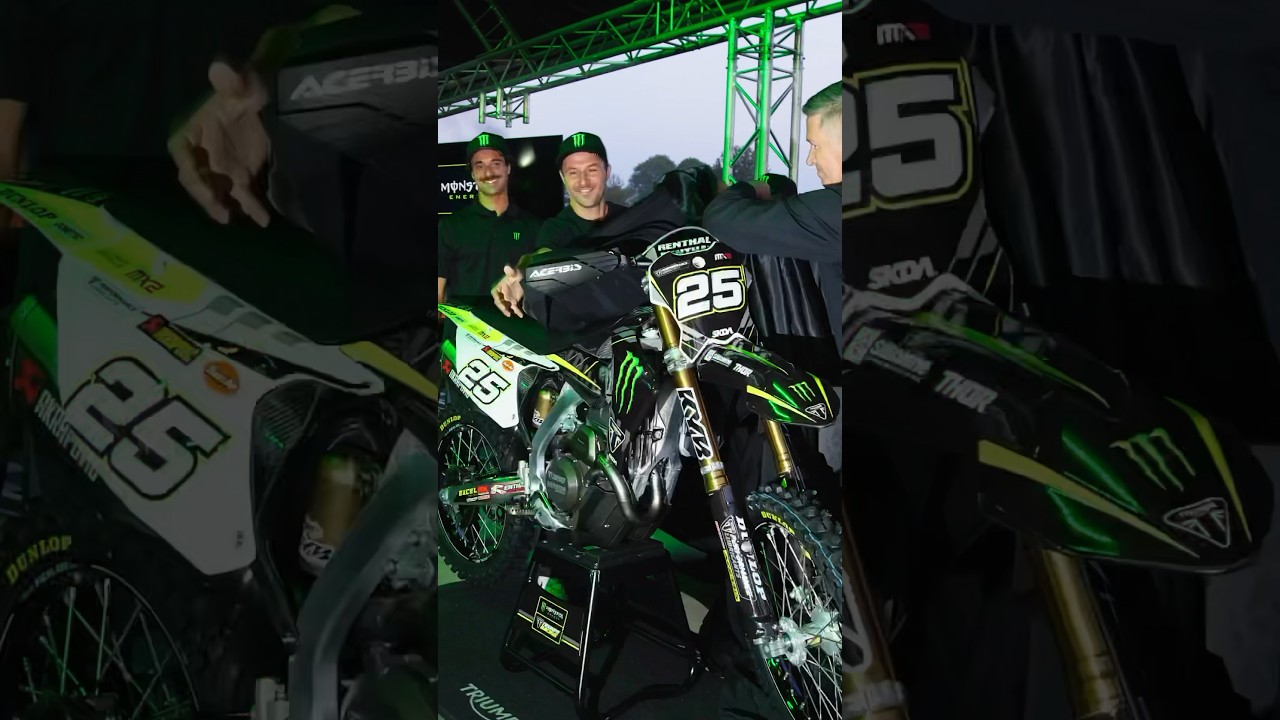 Getting up close with Triumph's MX2 bike at the Motocross of Nations 🧐