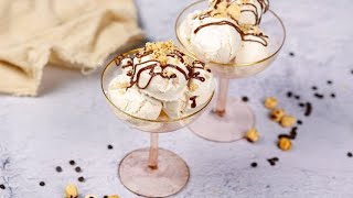 Hazelnut ice cream: how to make it without an ice cream maker