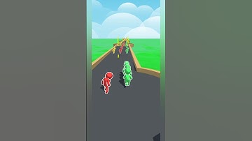 Color Merge Runner 🏃‍♂️ Level 25 #shorts #gamingwithrabia #colormergerunner