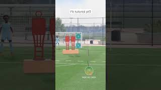 FIFA 23 pro clubs, Right side inside free kick tutorial. #freekick #tutorial #proclubs