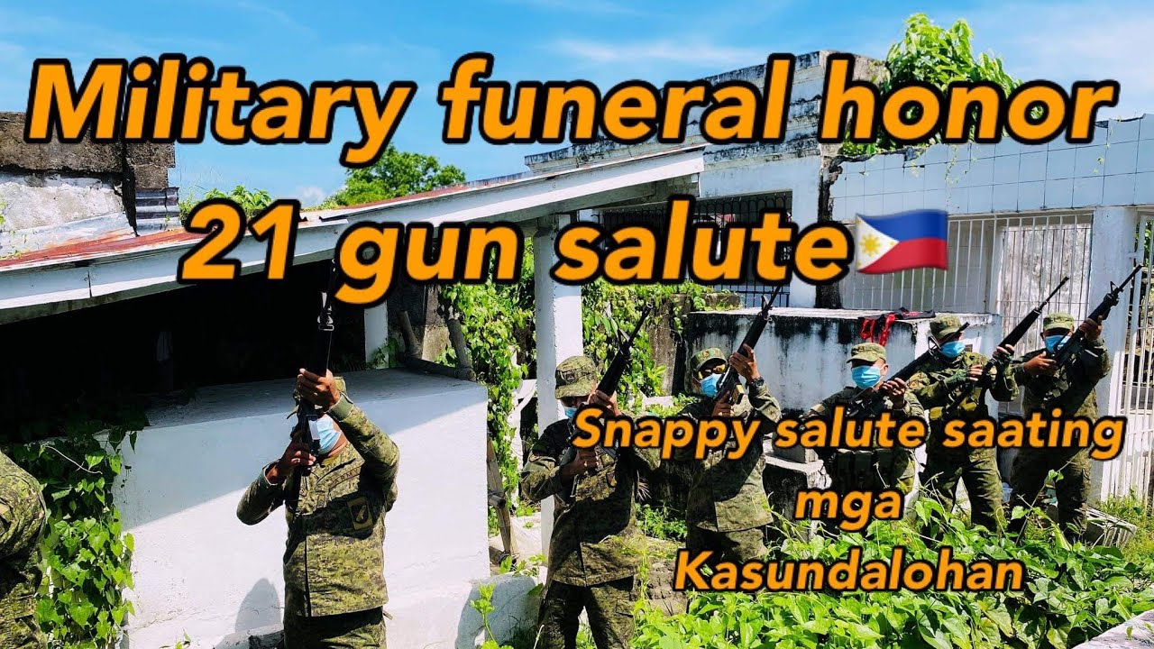 21 GUN SALUTE/MILITARY FUNERAL HONORS @ DAO CAPIZ I Marc Vlogs - YouTube
