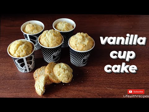 No oven Vanilla Cup Cake || ON GAS STOVE