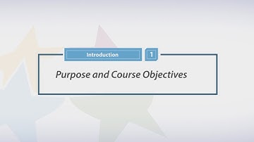 Purpose and Course Objectives