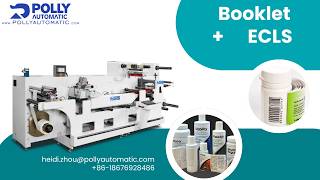 Polly Automatic Booklet label machine with automatic feeder, with a max. 40-page booklet insert