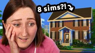 i built an *actually good* starter home for 8 sims