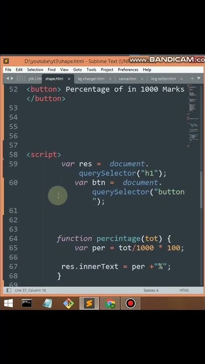 Create Percentage calculator of student marks | make percentage ...