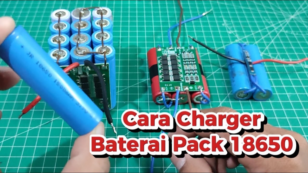 Cara Charger Baterai Pack 18650 || 1s, 2s, 3s, dst. - YouTube