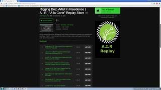 Rigging Dojo Artist in Residence ( A.I.R ) A la Carte Replay Store
