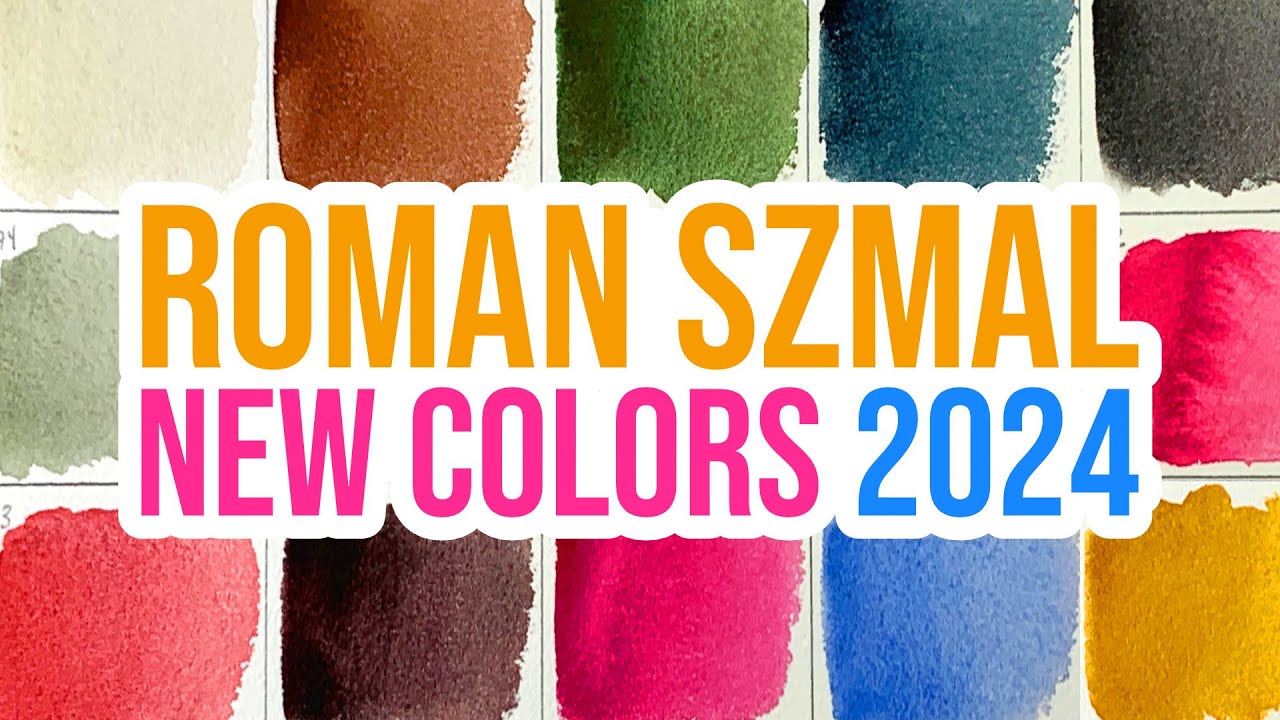 NEW ROMAN SZMAL COLORS! - 14 New Colors for 2024!! - Swatches! 🎨