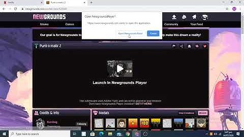 Any ideas on why Newgrounds Player is not loading? (THE VOICE RETURNS)