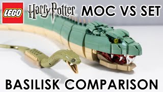 LEGO HARRY POTTER VS THE BASILISK DISPLAY MOC! 